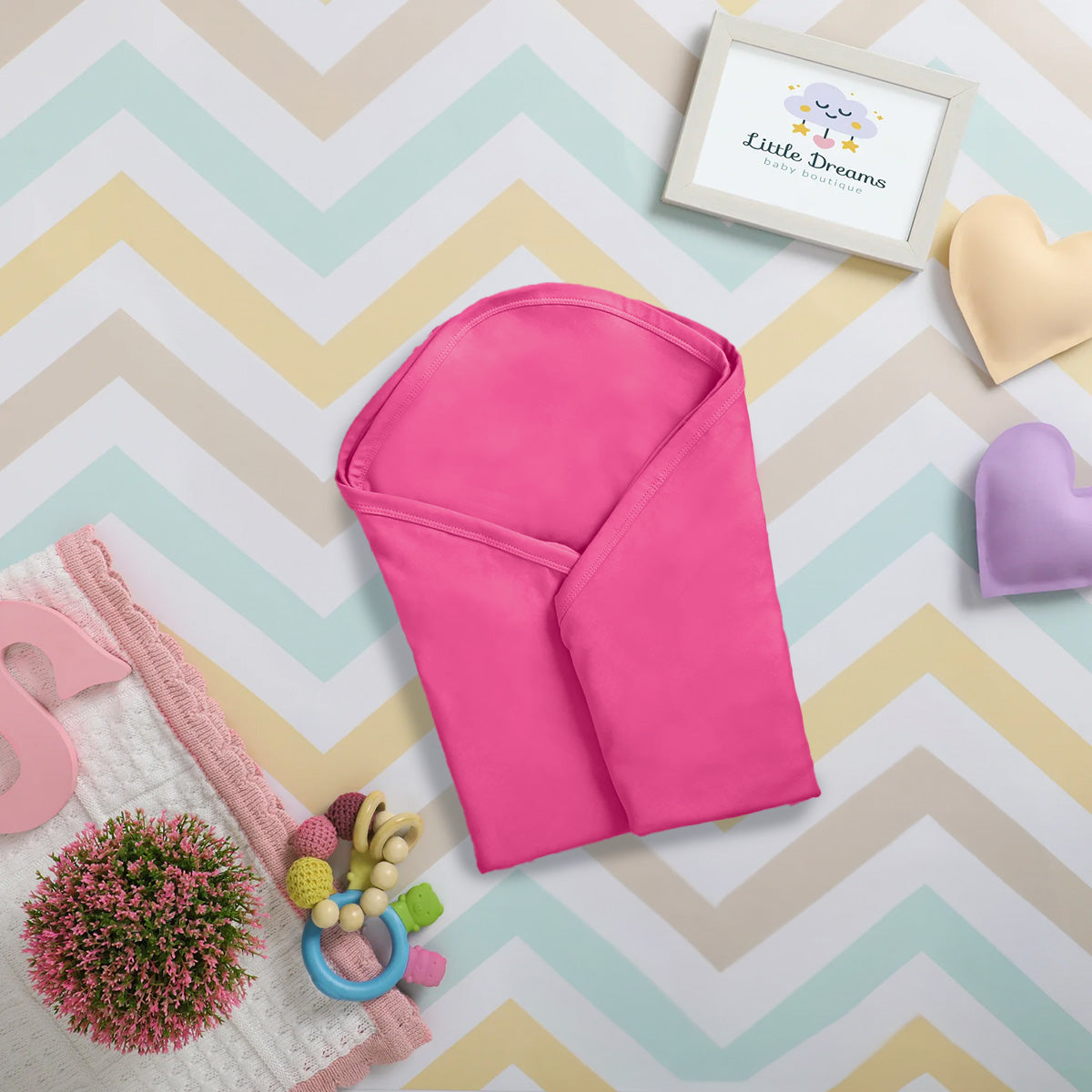 Sweet Pink Bamboo Stretch Swaddle Sweet Pink Bamboo Stretch Swaddle