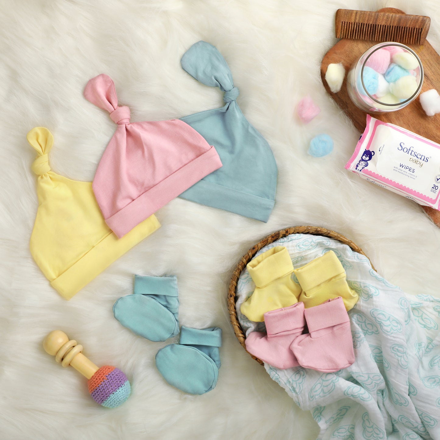 Coral Blush Cozy Essentials Bamboo Kit Coral Blush Cozy Essentials Bamboo Kit