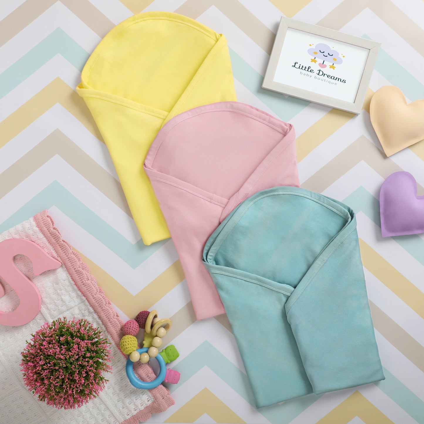 Aquifer Teal Bamboo Stretch Swaddle Aquifer Teal Bamboo Stretch Swaddle