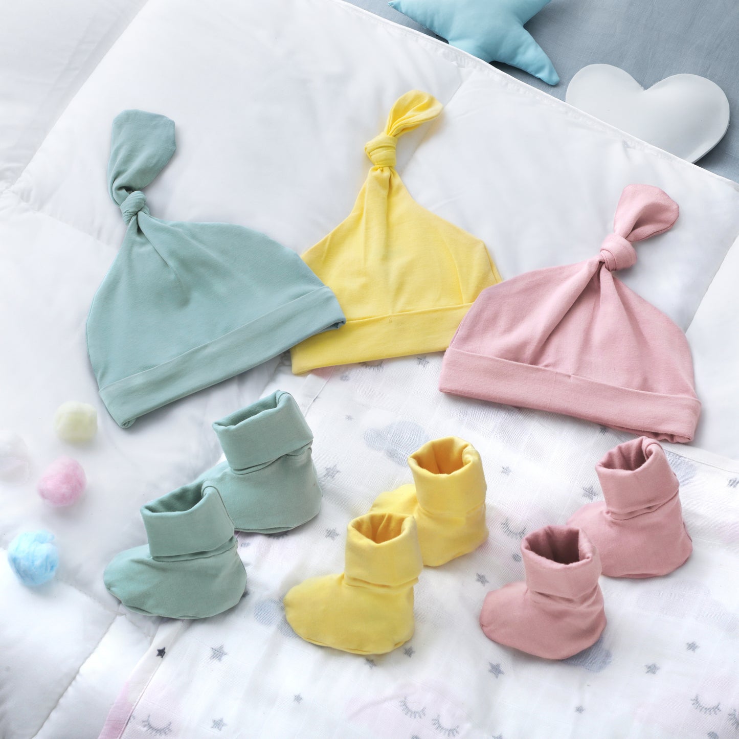 Pineapple Slice Bamboo Beanie & Booties Pineapple Slice Bamboo Beanie & Booties