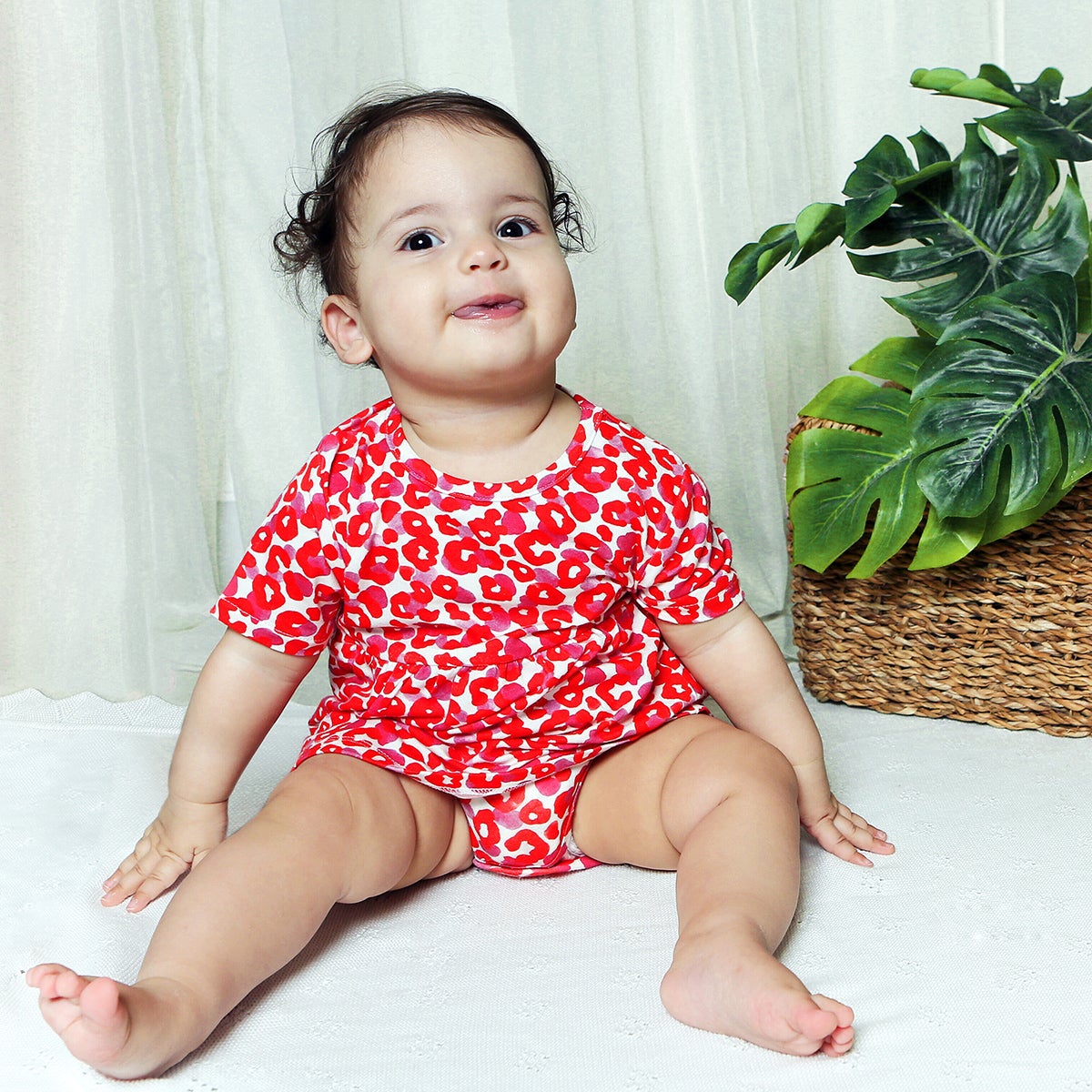 Animal Print Bamboo Dress Bodysuit Animal Print Bamboo Dress Bodysuit