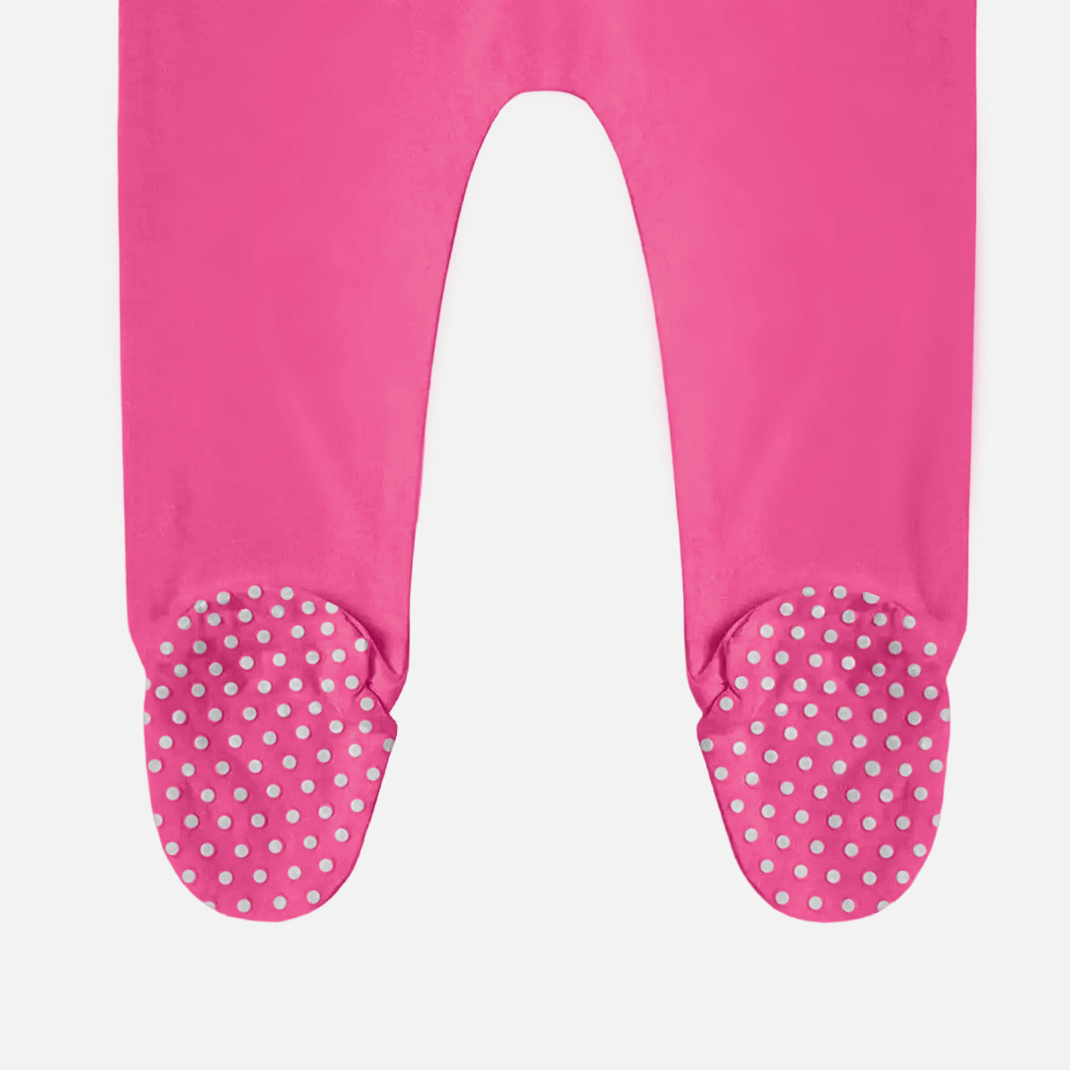 Sweet Pink Bamboo Zipper Footie Sweet Pink Bamboo Zipper Footie