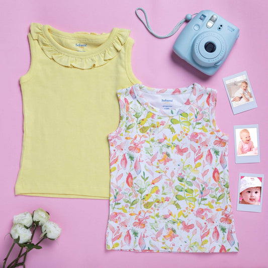 2 Pack Wonder Garden Soft Jersey Tops 2 Pack Wonder Garden Soft Jersey Tops