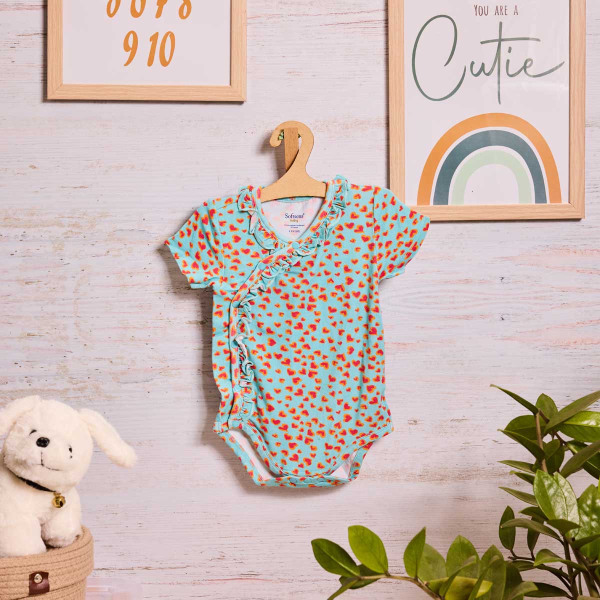 Frill Love Wrap-around Bamboo Bodysuit Frill Love Wrap-around Bamboo Bodysuit