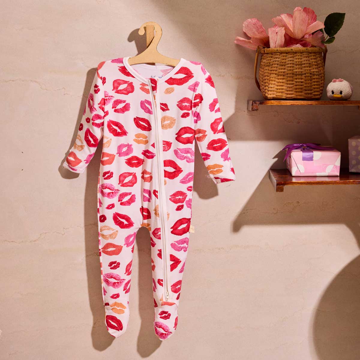 bambus footies Bamboo Zipper Footie