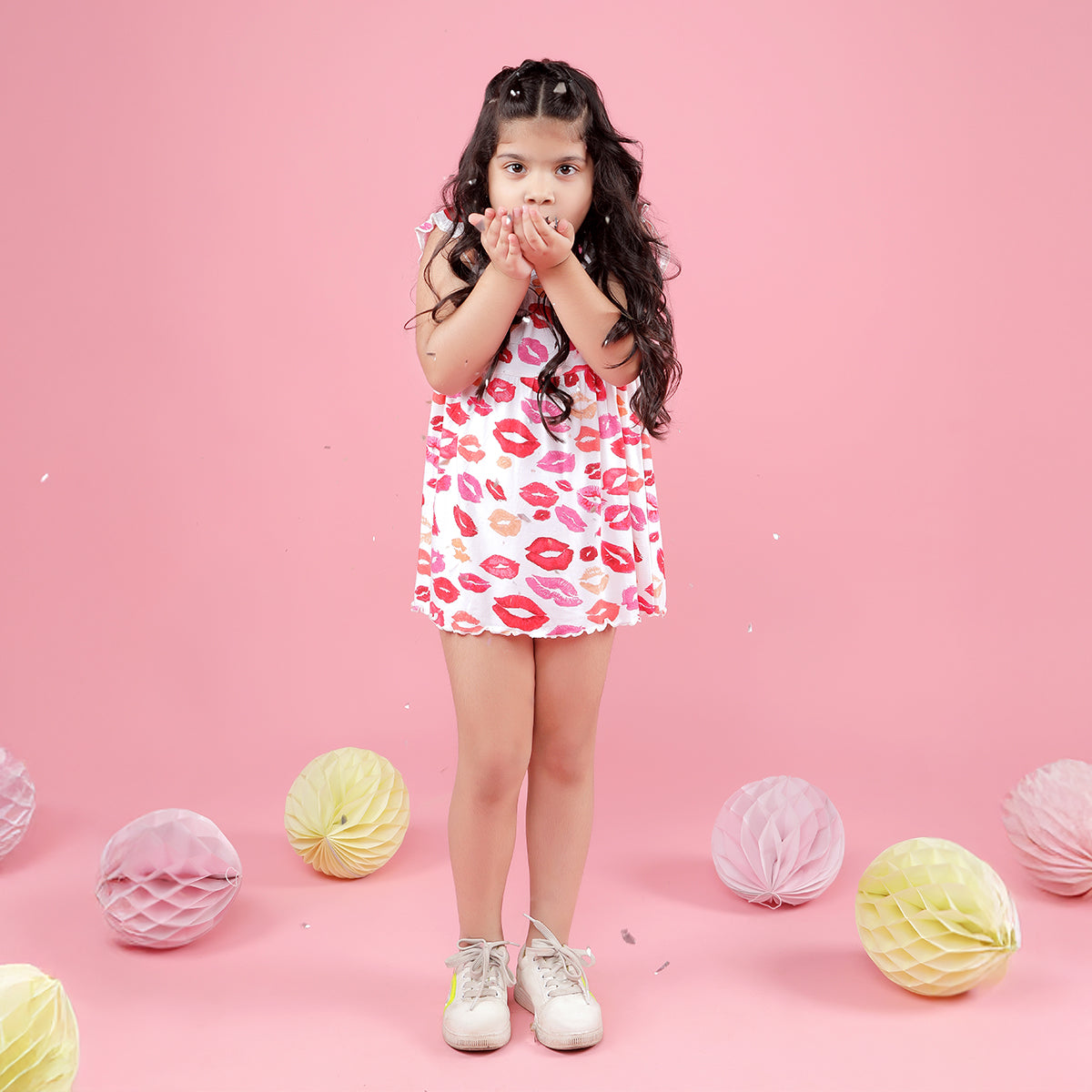 Bamboo Baby Ruffled Dress Sweet Kisses Bamboo Ruffled Dress