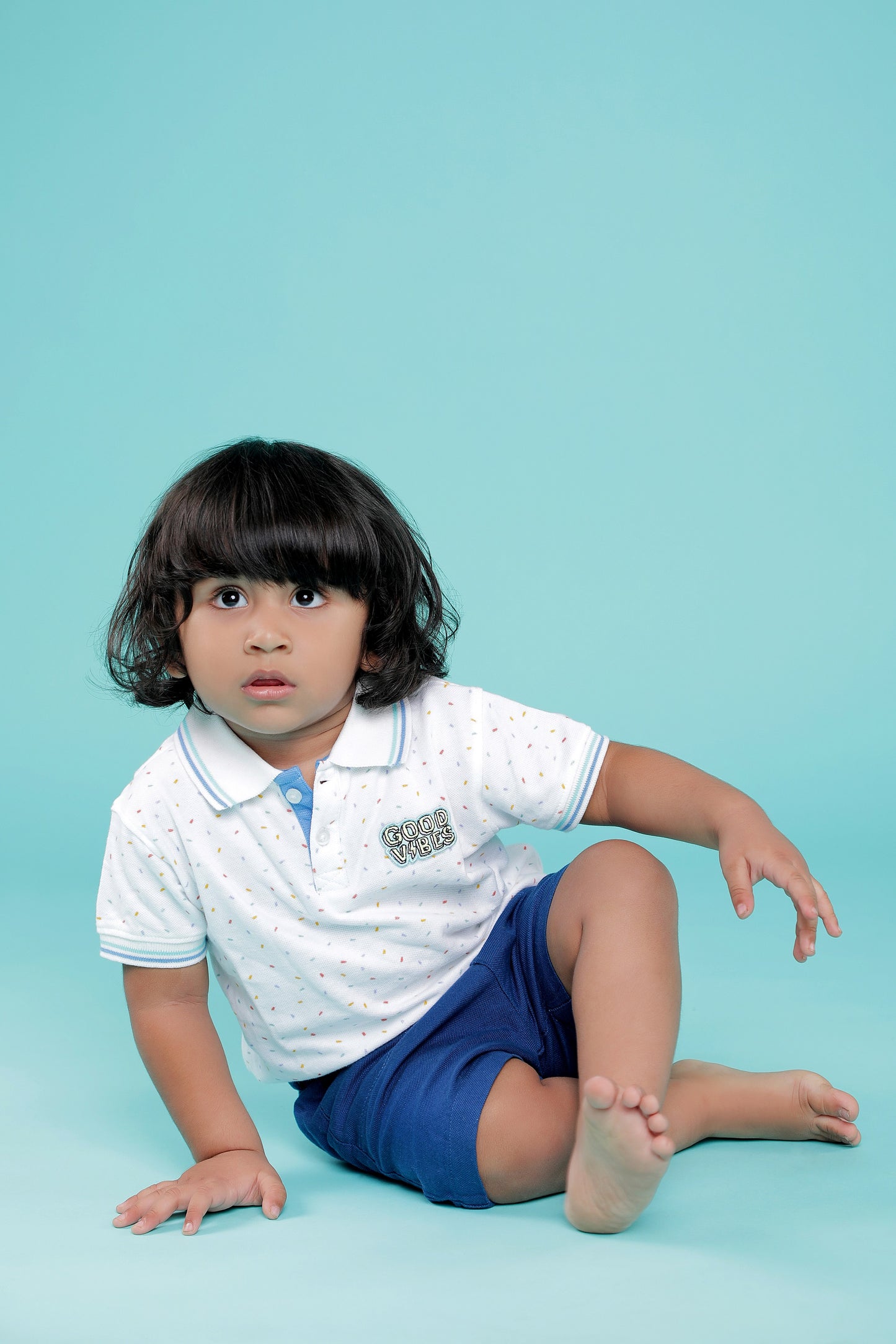 Good Vibes Pique Polo Tee Good Vibes Pique Polo Tee