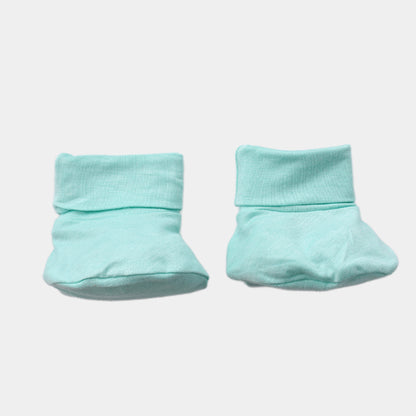 Ice Green Bamboo Beanie & Booties