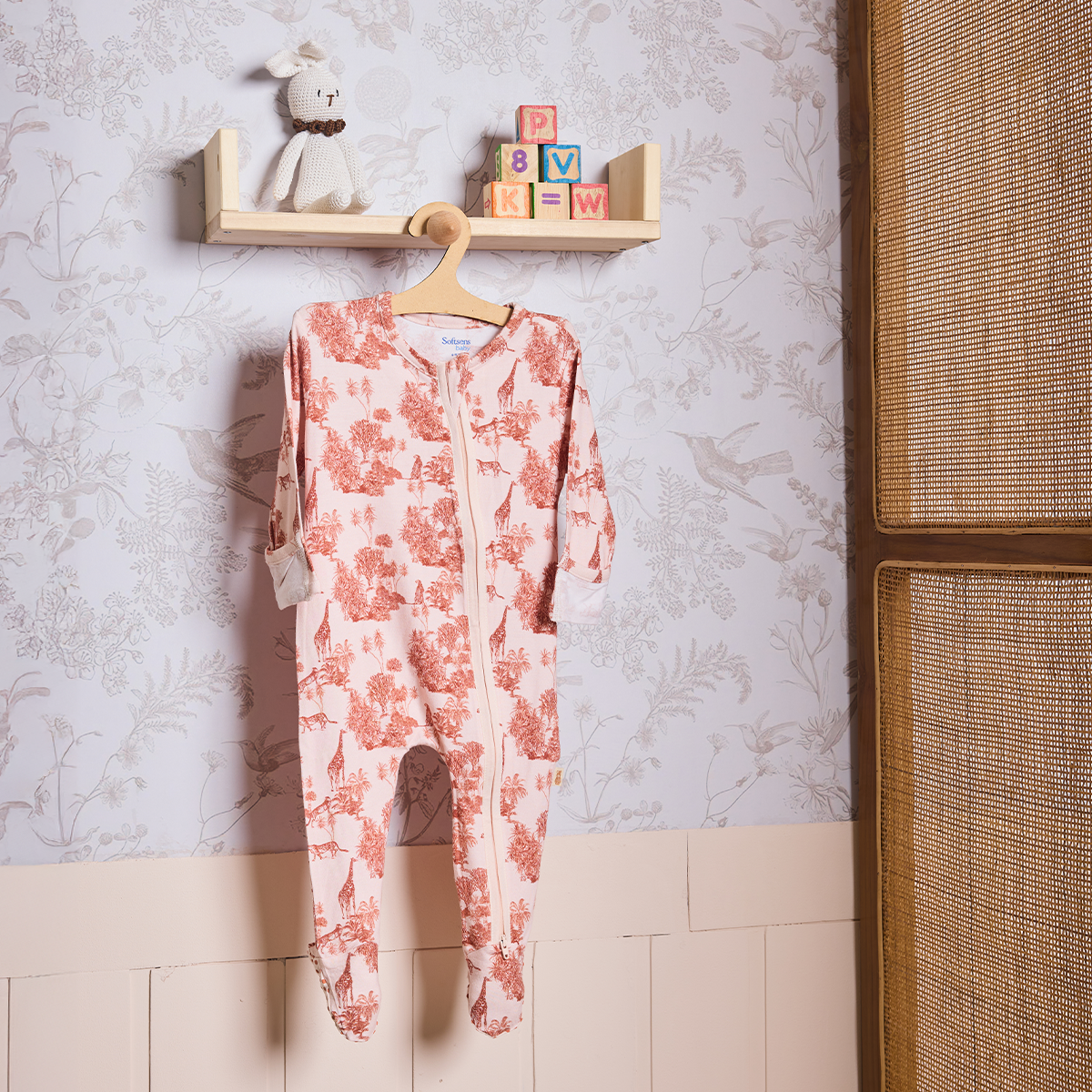 Fable Forest Toile Newborn Gift Set