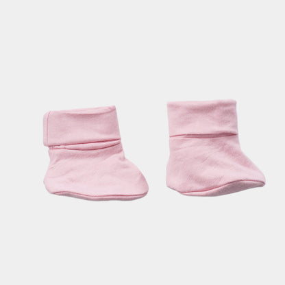 Coral Blush Bamboo Beanie & Booties