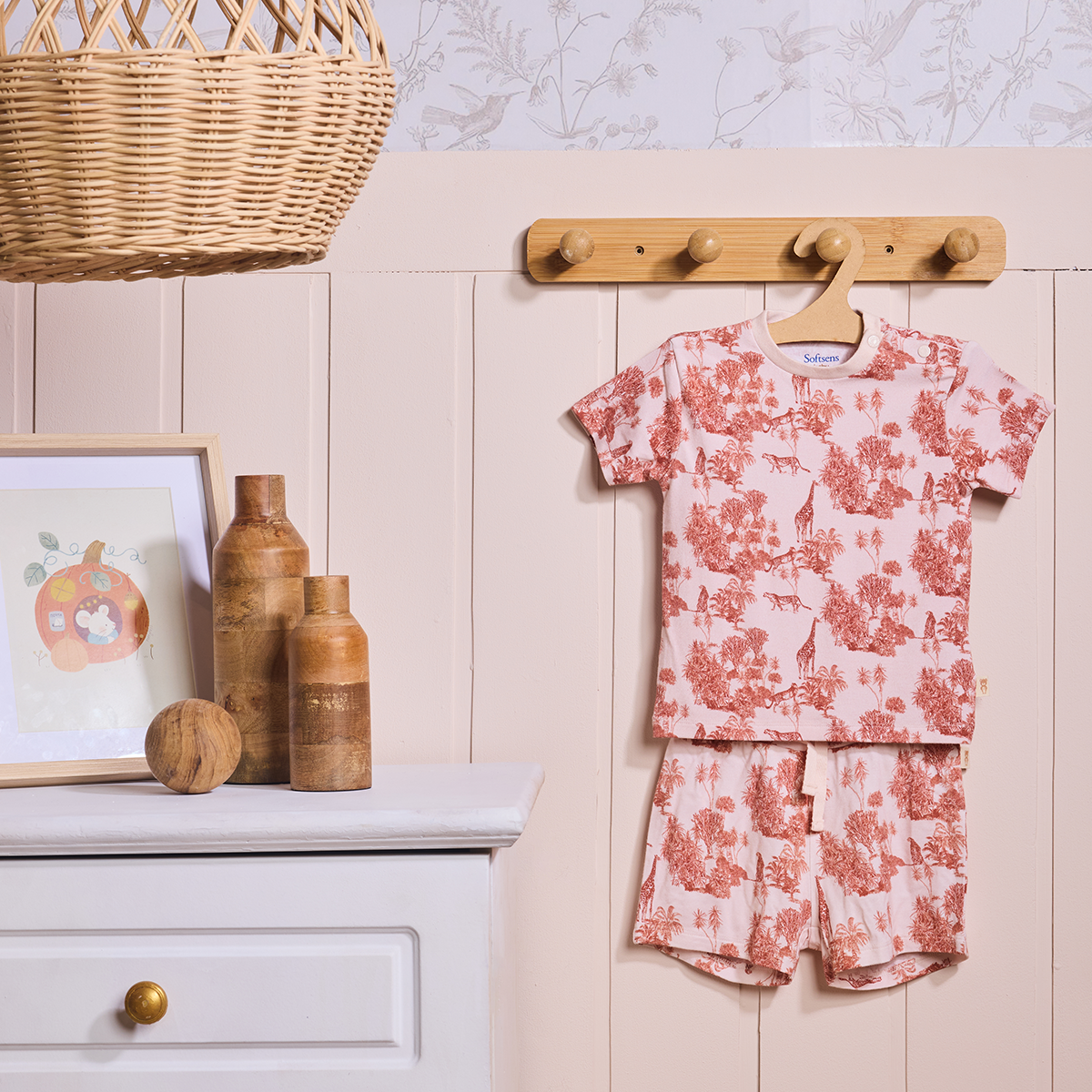 Fable Forest Toile Newborn Gift Set