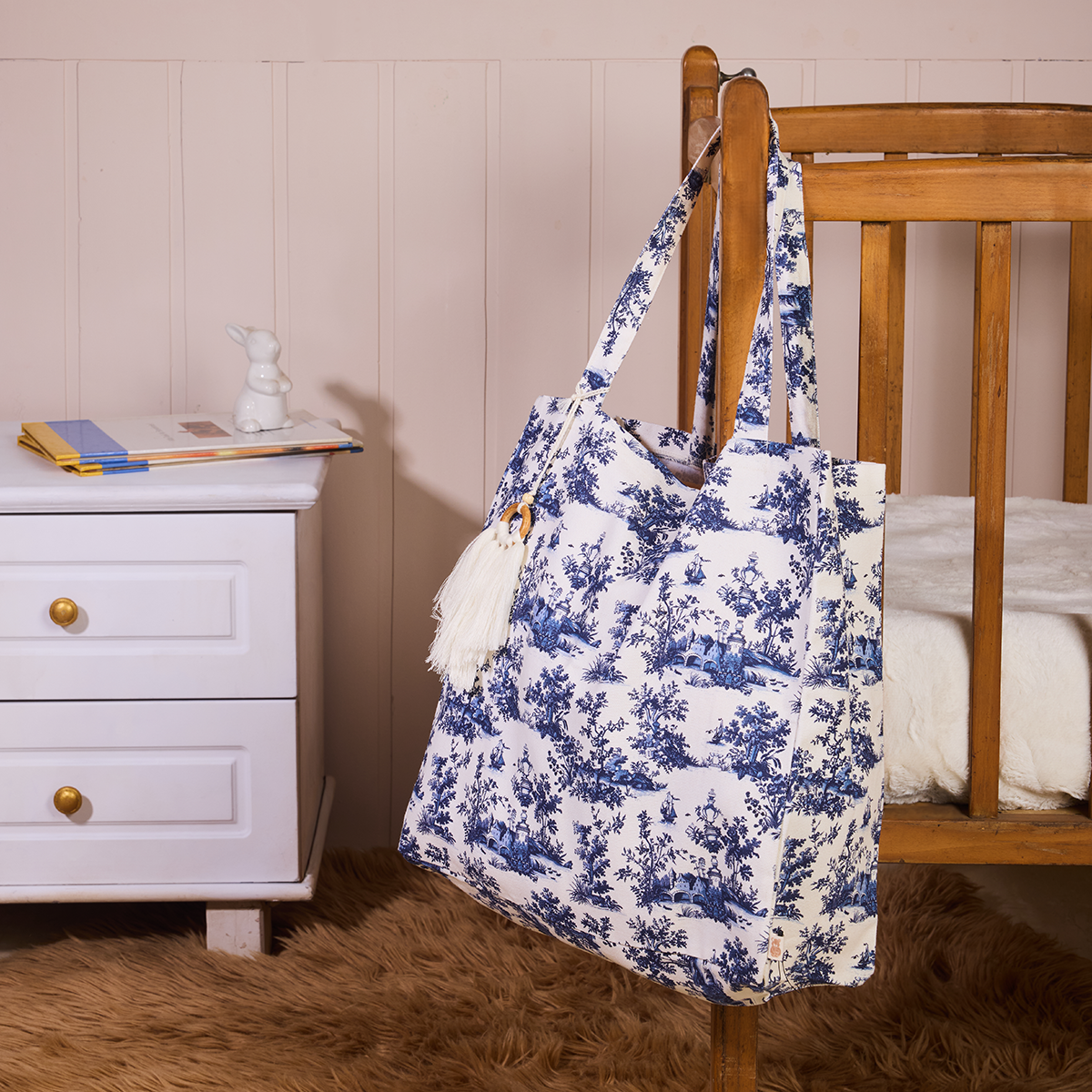 Vintage Toile Welcome Baby Gift Set