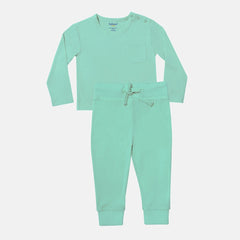 Ice Green Bamboo Top & Bottom Set