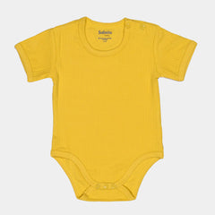 Warm Mustard Ribbed Bodysuit