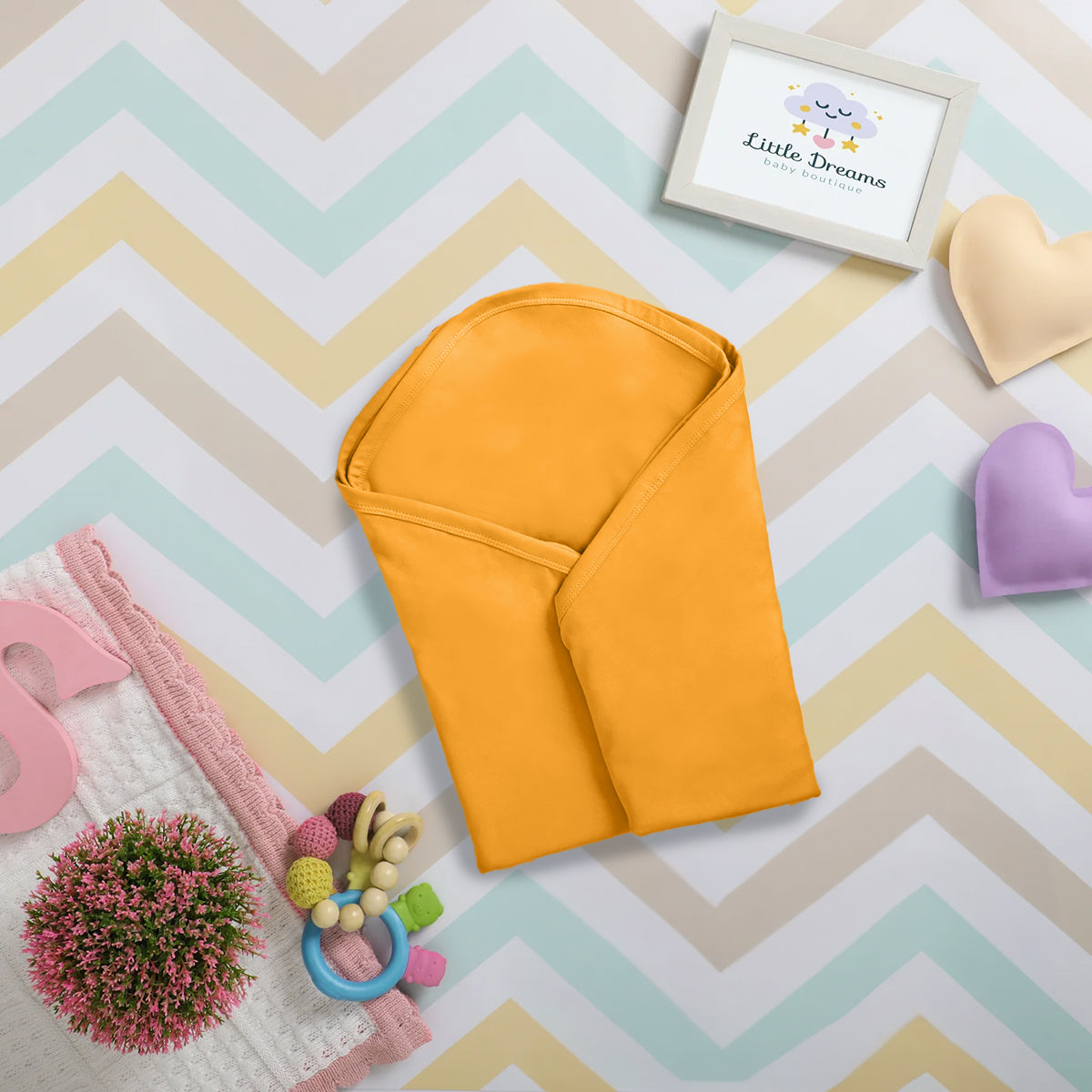 Marigold Bamboo Stretch Swaddle