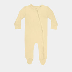 Pineapple Slice Bamboo Zipper Footie