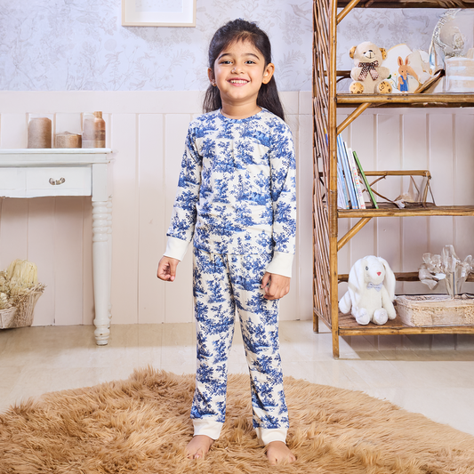 2 Piece Vintage Toile Co-ord Set