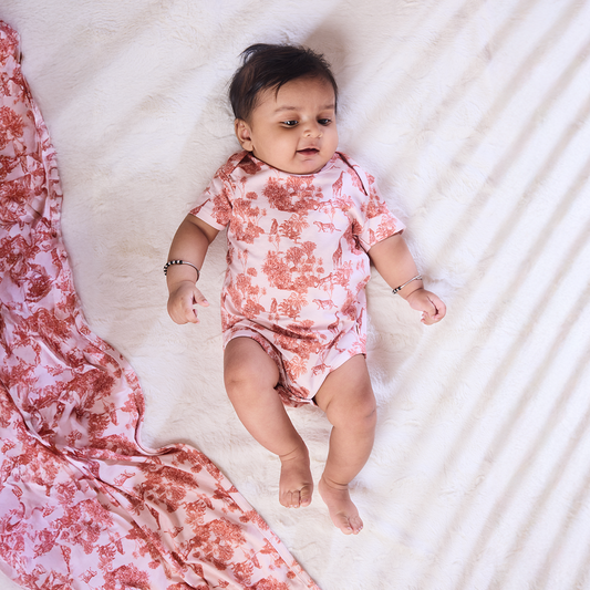 Forest Fables Toile Short Sleeve Bodysuit