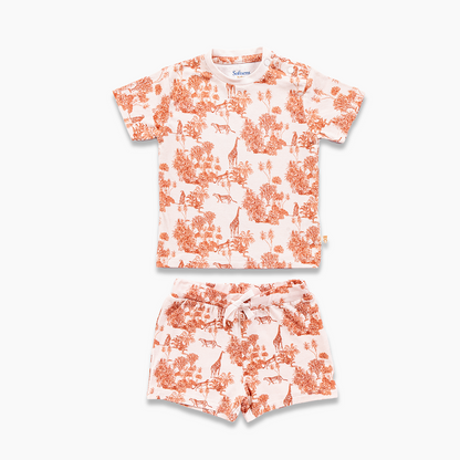 2 Piece Forest Fables Toile T-shirt & Shorts Set