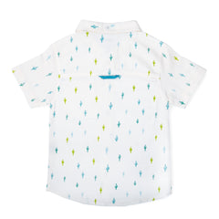 Cactus Crush Brush Twill Shirt With Pocket Detail