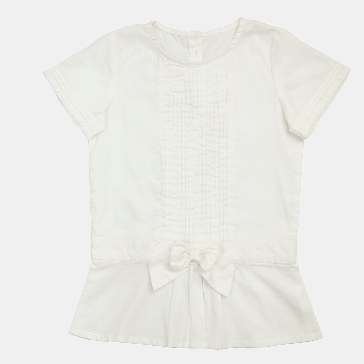 Dainty White Organic Cotton Top