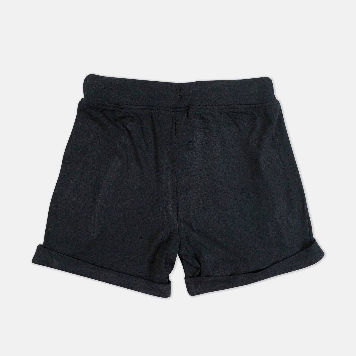 Rockstar jet black drawstring shorts