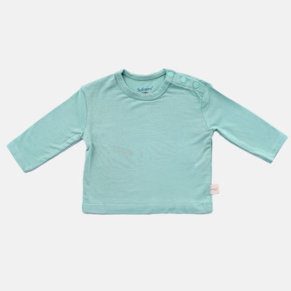 Aquifer Teal Bamboo Top & Bottom Set
