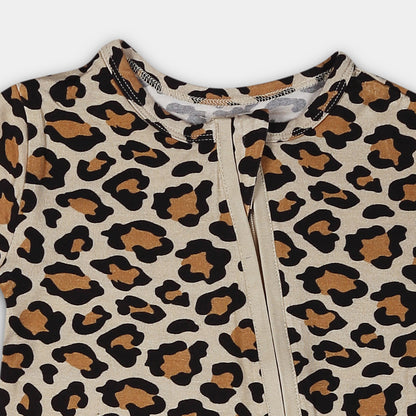Wild Ones Bamboo Zipper Footie