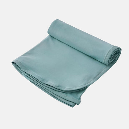 Aquifer Teal Bamboo Stretch Swaddle