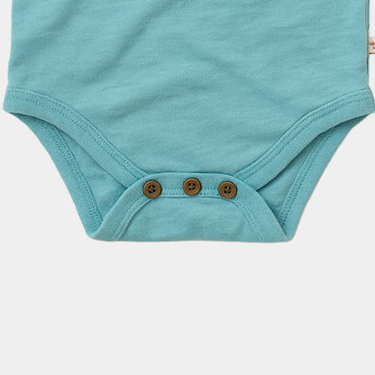 Aquifer Teal Bamboo Bodysuit