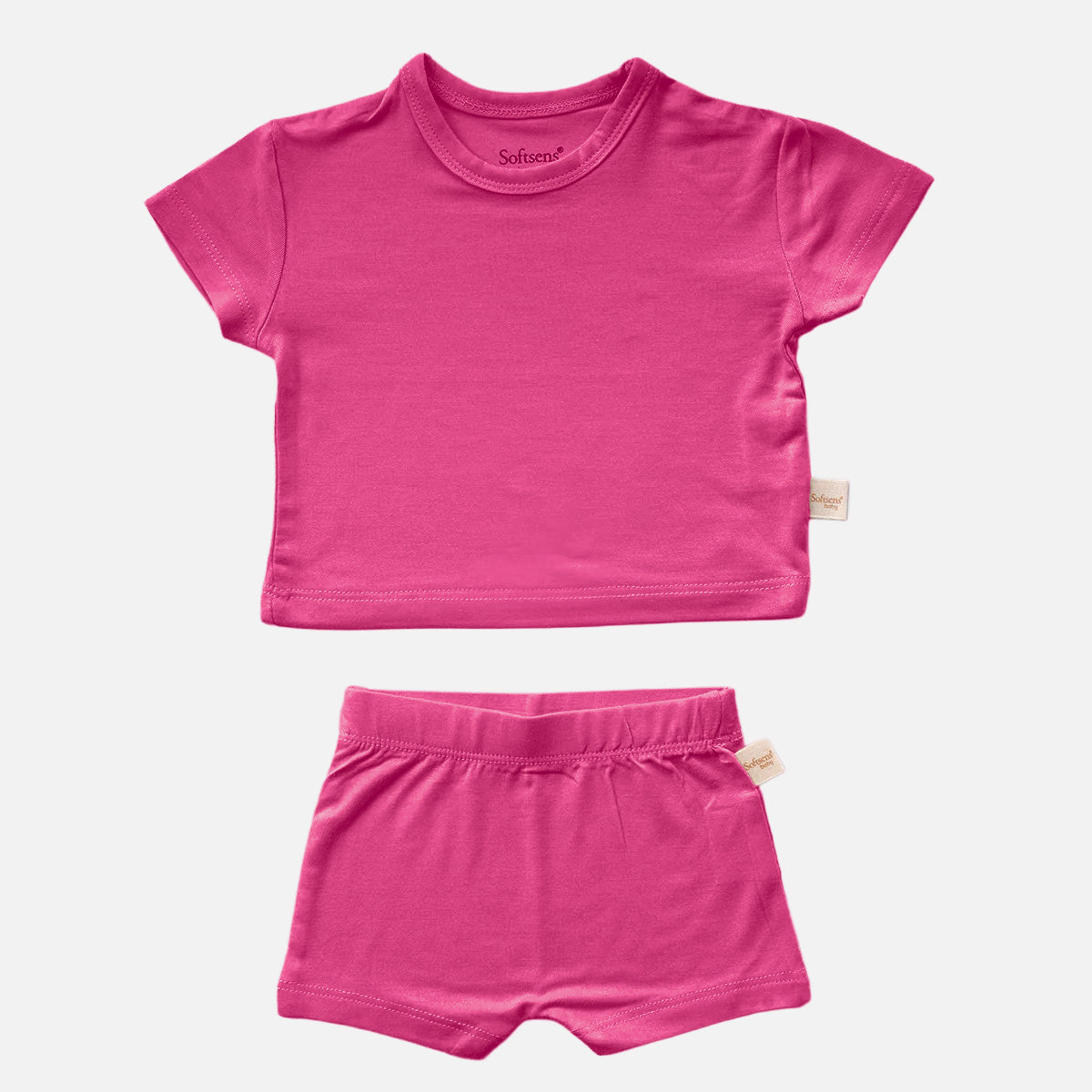 Sweet Pink Bamboo T-shirt & Shorts