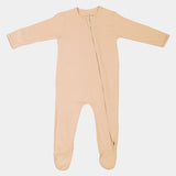 Sandy Shores Bamboo Zipper Footie