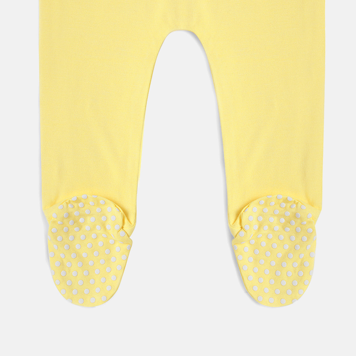 Pineapple Slice Bamboo Zipper Footie