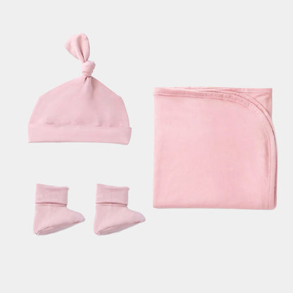 Coral Blush Cozy Essentials Bamboo Kit