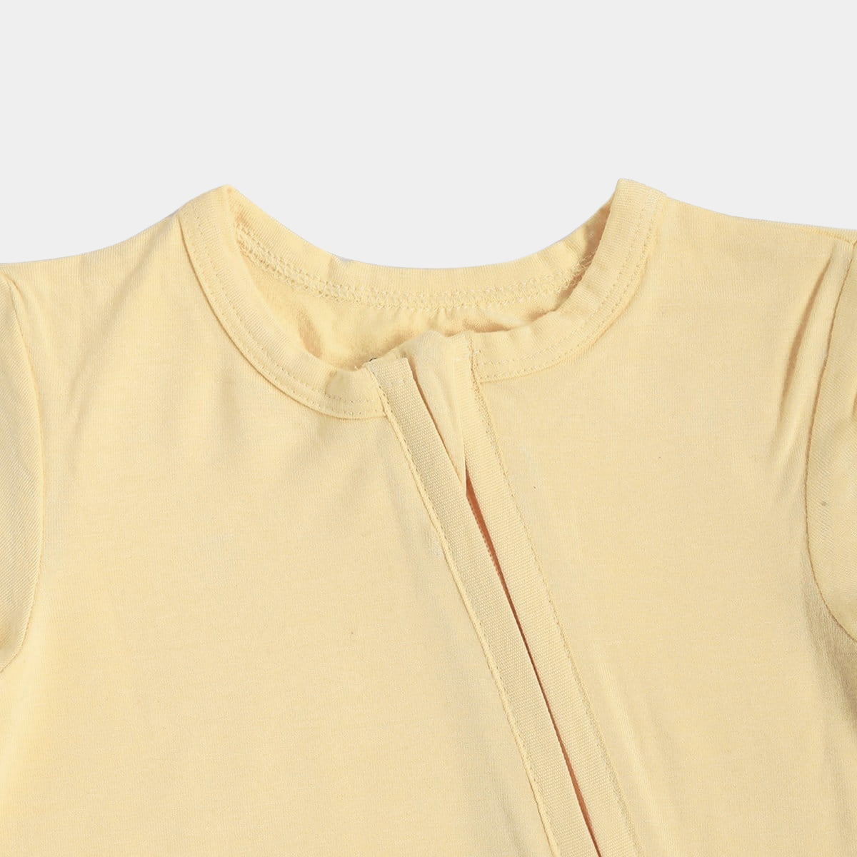 Pineapple Slice Bamboo Zipper Footie