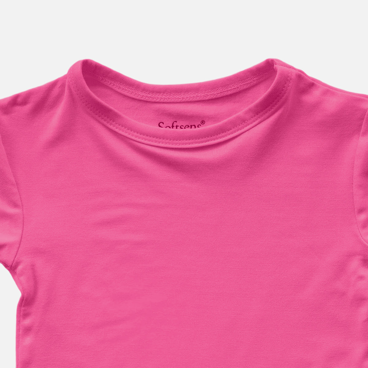 Sweet Pink Bamboo Short-Sleeved Bodysuit