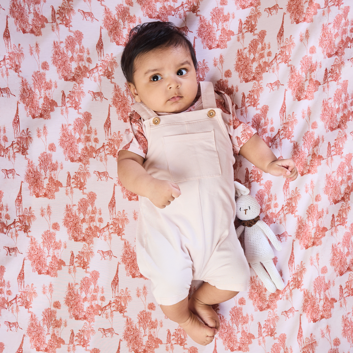 Forest Fables Toile Bamboo Fitted Cot Sheet