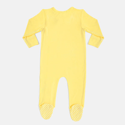 Pineapple Slice Bamboo Zipper Footie