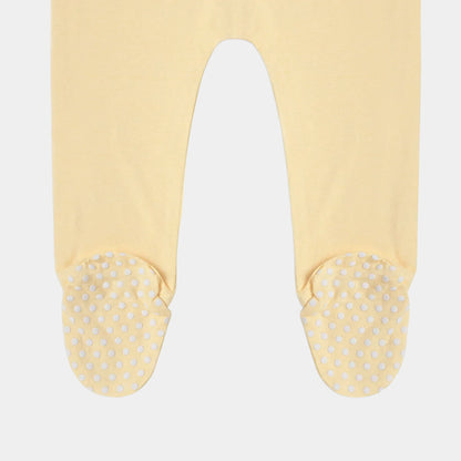 Pineapple Slice Bamboo Zipper Footie