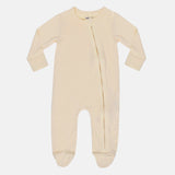 Buttercream Bamboo Zipper Footie