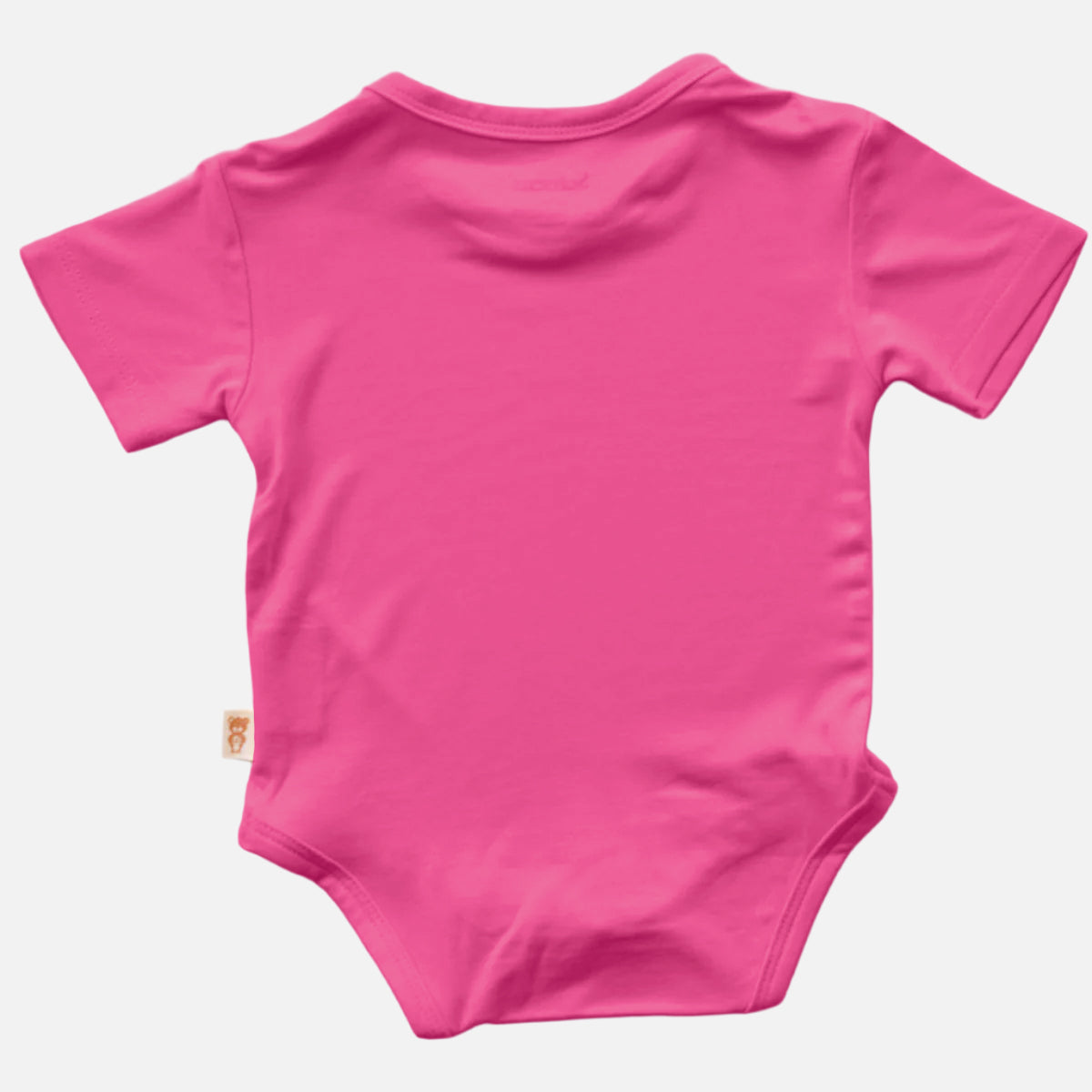 Sweet Pink Bamboo Short-Sleeved Bodysuit