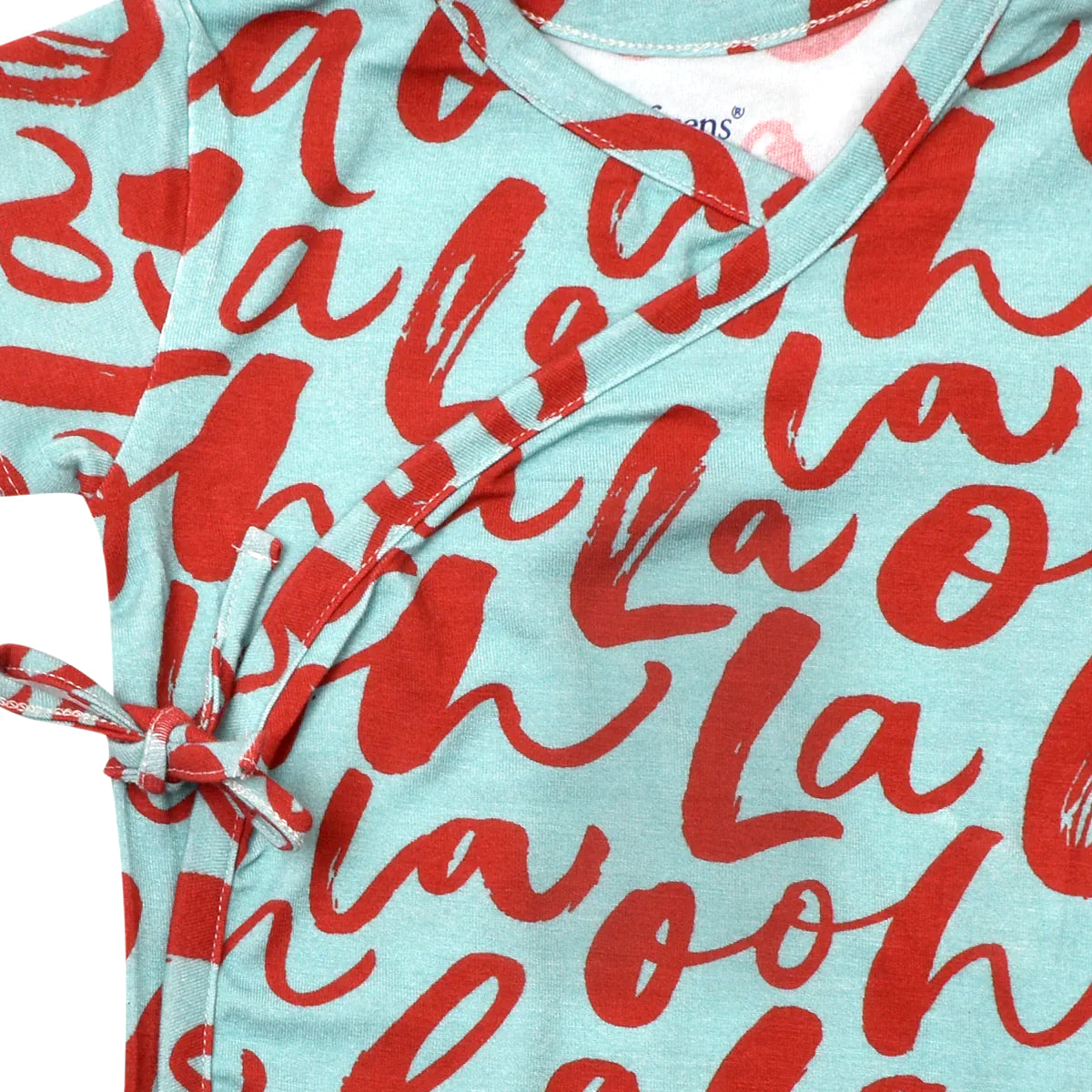 Ooh La La Front-tie Bodysuit & Leggings 2-pc Set