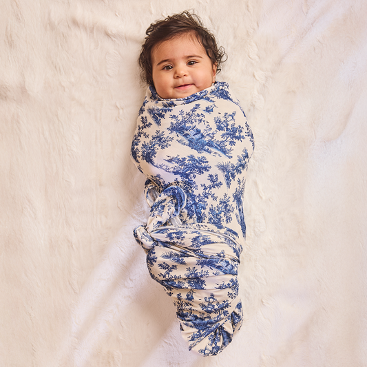 Vintage Toile Welcome Baby Gift Set