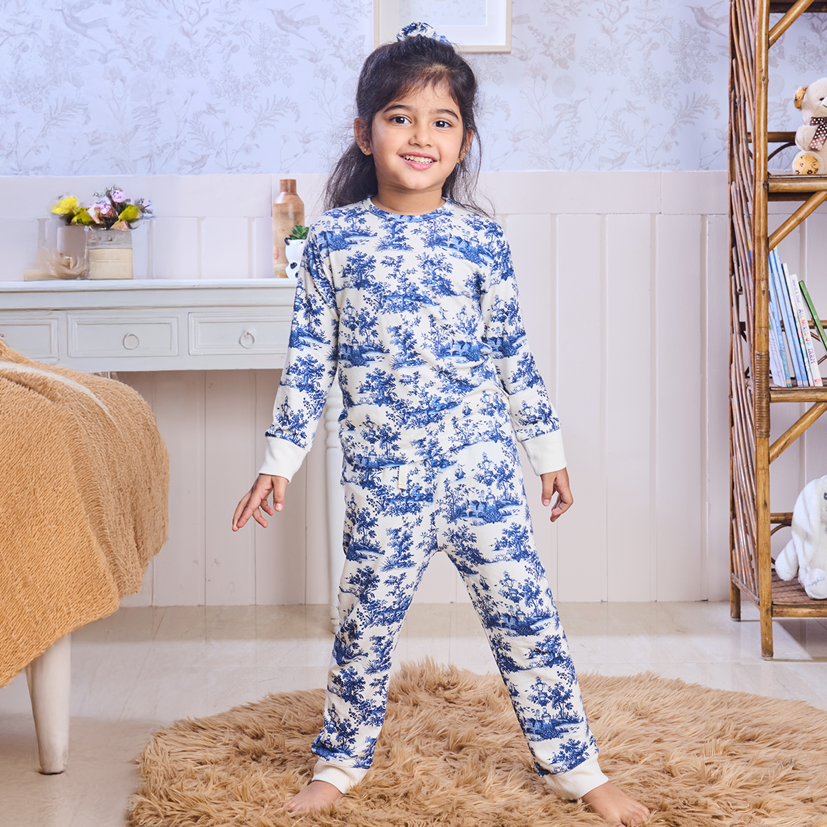 2 Piece Vintage Toile Co-ord Set