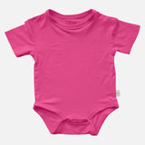 Sweet Pink Bamboo Short-Sleeved Bodysuit