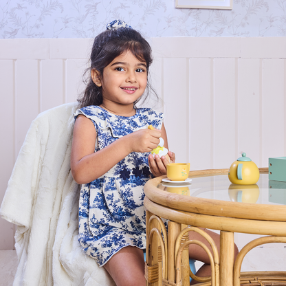 Vintage Toile Dress & Bloomers Set