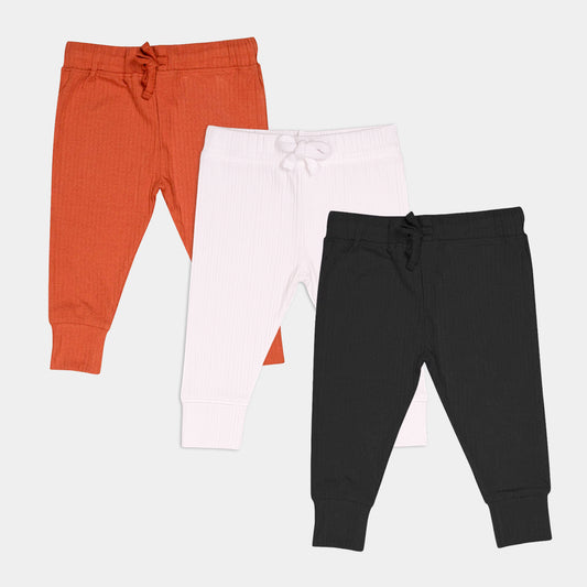 Pack of 3 Ribbed Bottoms