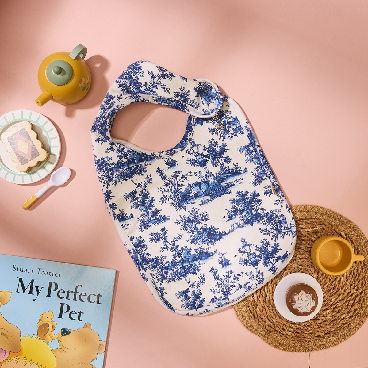 Vintage Toile Welcome Baby Gift Set