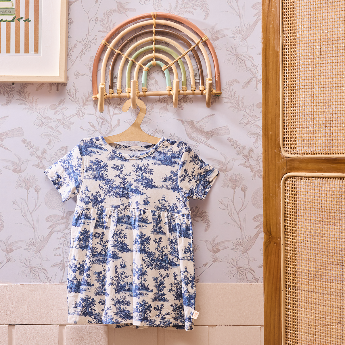 Vintage Toile Dress Bodysuit
