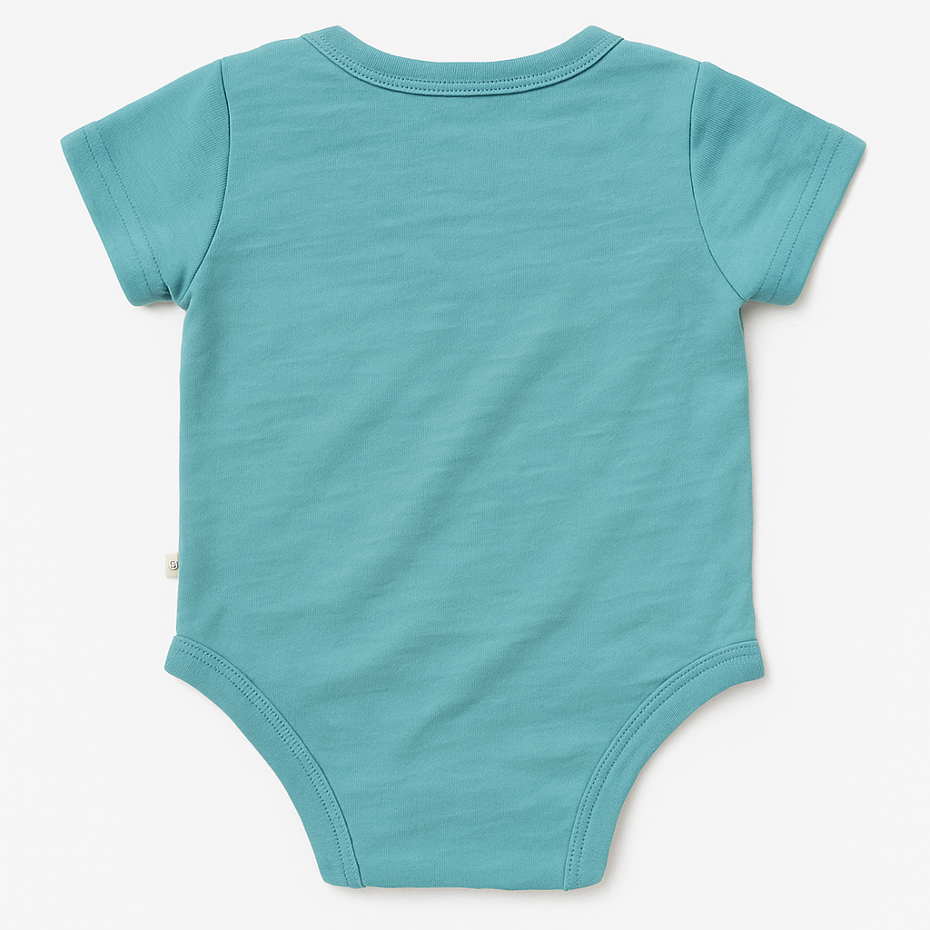 Aquifer Teal Bamboo Bodysuit